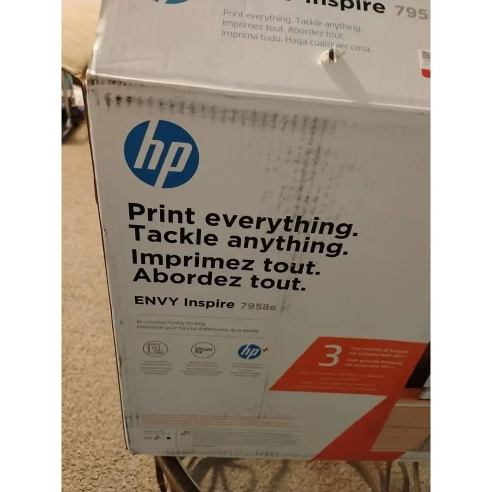 HP ENVY Inspire 7958e All-in-One Printer open box
